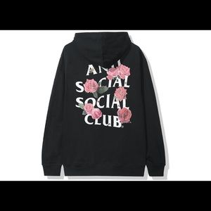 Anti social club hoodie